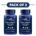 Life Extension Super Omega-3 Aceite de Pescado con Extracto de Oliva - 120 Softgels