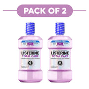 Listerine Total Care Mouthwash Alcohol Free Mild Mint 500ml Pack of 2