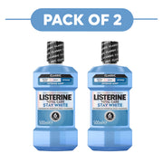 Listerine Total Care Stay White Mouthwash Intense Mint 500ml Pack of 2