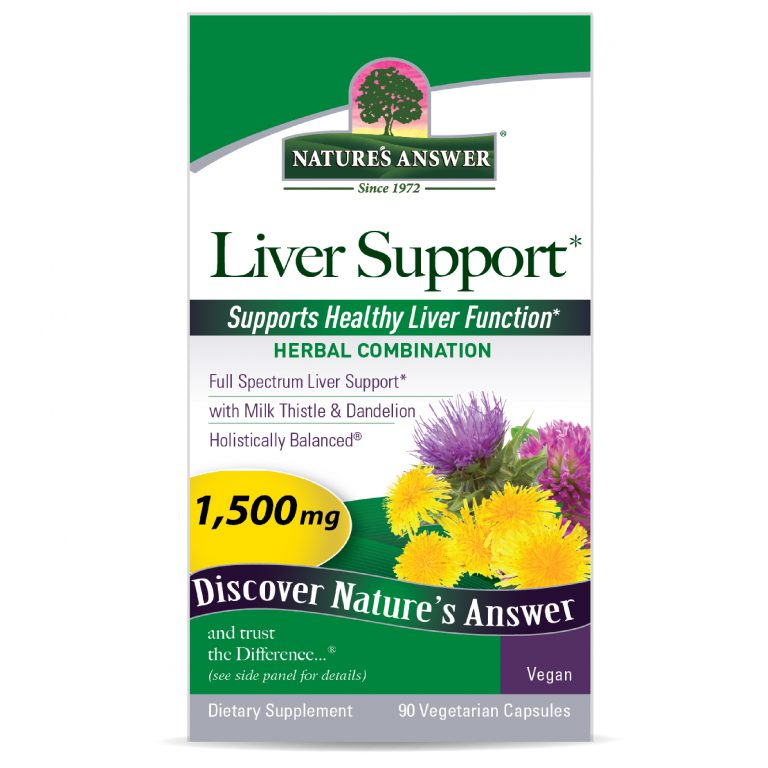 Nature’s Answer Herbal Combination Capsules 1500mg 90 vegetarian capsules box front view on a white background