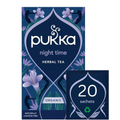 Té herbal orgánico Pukka Night Time 20g - 20 sobres