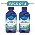 Nordic Naturals Aceite de Hígado de Bacalao Ártico - 1060mg Omega-3 + Vitamina A Líquido