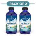 Nordic Naturals Aceite de Hígado de Bacalao Ártico - 1060mg Omega-3 + Vitamina A Líquido