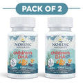 Omega-3 DHA Xtra para niños Nordic Naturals - 636mg, sabor a ponche de bayas - 90 cápsulas blandas