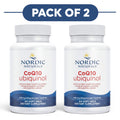 Nordic Naturals CoQ10 Ubiquinol 100mg 60 Soft Gels Pack of 2