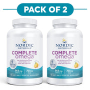 Nordic Naturals Complete Omega 565mg Lemon 180 Soft Gels Pack of 2