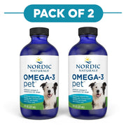 Nordic Naturals Omega-3 Pet Fish Oil for Dogs 237ml Pack of 2