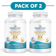 Nordic Naturals Ultimate Omega 2X 2150mg Lemon 180 Soft Gels Pack of 2