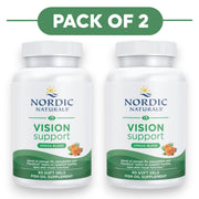 Nordic Naturals Vision Support Omega Blend 1460mg 60 Soft Gels Pack of 2