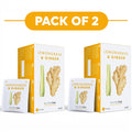 Té Herbal Nutra Tea de Hierba de Limón y Jengibre | 20 Bolsas Biodegradables | 40g