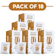 NutraTea NutraBoost Ginseng & Ashwagandha Herbal Tea 20 Tea Bags Pack of 18