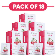 NutraTea NutraLipid Hawthorn Berries & Holy Basil Herbal Tea 20 Tea Bags Pack of 18