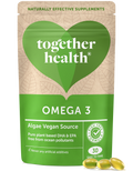 Omega 3 Vegano de Algas de Together Health - DHA y EPA - 30 Cápsulas Blandas