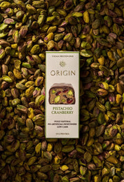 Origin Pistachio Cranberry organic vegan protein snack bar 45g