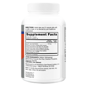 Supplement facts & ingredients image: Qunol Joint Health Turmeric boswellia collagen supplement facts 30 count