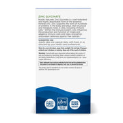 Supplement facts for Nordic Naturals Zinc Glycinate 60 capsules.