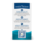 Nordic Naturals Algae Omega 500mg vegan softgel  box - 60 count on white background.