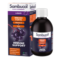 Sambucol Black Elderberry Liquid – Immuno Forte | No Added Sugar | 230ml | Vitamin C + Zinc