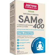 Front Image: Jarrow Formulas SAMe 400mg tablets box 30 count