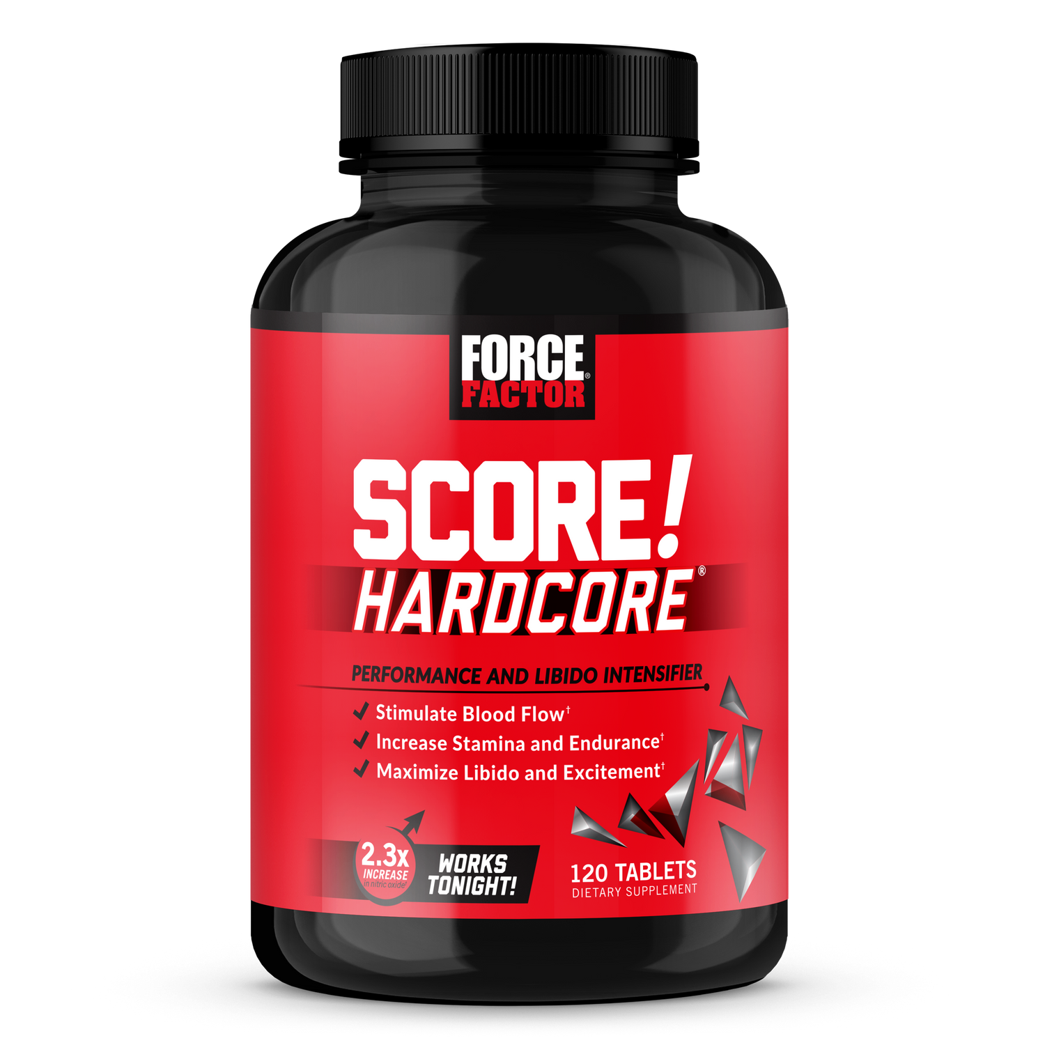 Force Factor Score! Hardcore Performance Intensifier – 120 Tablets