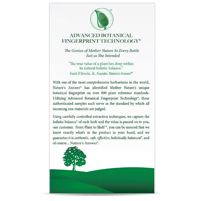 Nature’s Answer Slippery Elm Bark Capsules - 90 Vegan Capsules
