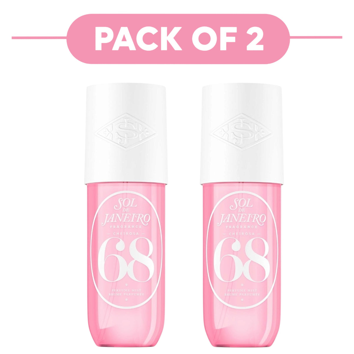 Sol de Janeiro Cheirosa 68 Hair & Body Perfume Mist 240ml Pack of 2