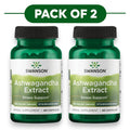Swanson Ashwagandha Extract 450mg 60 Capsules Pack of 2