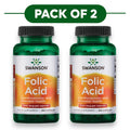 Swanson Ácido Fólico 800 mcg 250 Cápsulas | Salud Cardiovascular y Prenatal