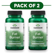 Swanson Fat Burner 60 Vegan Tablets Pack of 2