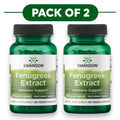 Swanson Extracto de fenogreco con Testofen® 300mg 60 cápsulas Pack de 2