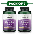 Swanson Corteza de Catuaba de espectro completo 465mg 120 cápsulas veganas Pack de 2