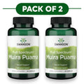 Swanson Muira Puama de espectro completo 400mg 90 cápsulas Pack de 2