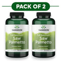 Swanson Saw Palmetto de espectro completo 540mg 250 cápsulas veganas Pack de 2