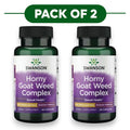 Swanson Complejo Horny Goat Weed 60 cápsulas Pack de 2