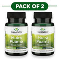 Swanson Extracto de raíz de Muira Puama 10:1 250mg 60 cápsulas Pack de 2