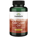 Swanson Pristine Norwegian Cod Liver Oil 1000mg – 60 Softgels