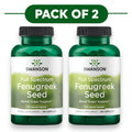 Swanson Full Spectrum Fenugreek Seed 610mg 90 Capsules Pack of 2