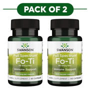 Swanson Full Spectrum Fo-Ti He-Shou-Wu 500mg 60 Capsules Pack of 2