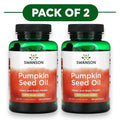 Aceite de Semilla de Calabaza Swanson 100 Cápsulas Blandas | 1000 mg | Apoyo para Corazón, Cerebro y Próstata