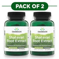 Extracto de Raíz de Shatavari Swanson 120 Cápsulas | Apoyo para Menopausia y Hormonas | 500 mg Estandarizado