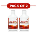 Swedish Nutra Ginseng Energy Liquid Ginger 500ml Pack of 2