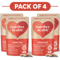 Complejo de apoyo inmunológico Together Health: zinc, vitamina C, D3, probiótico - 30 cápsulas