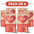Complejo de apoyo inmunológico Together Health: zinc, vitamina C, D3, probiótico - 30 cápsulas