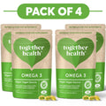 Together Health Omega 3 Algae Vegan Source 30 Softgels Pack of 4