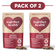 Together Health Organic Reishi 800mg 60 Capsules Pack of 2
