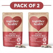 Together Health Organic Vitamin B12 20mcg from Mushroom 30 Capsules Pack of 2