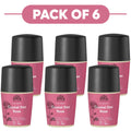 Urtekram Crystal Rose Deodorant Roll On 50ml Pack of 6