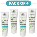 Urtekram Fluoride Free Mint & Green Tea Toothpaste 75ml Pack of 4