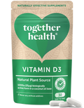 Vitamina D3 Vegana 1000 UI de Liquen de Together Health - 30 Cápsulas