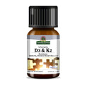 Gotas líquidas de vitamina D3 y K2 con limón de Nature's Answer - 15ml